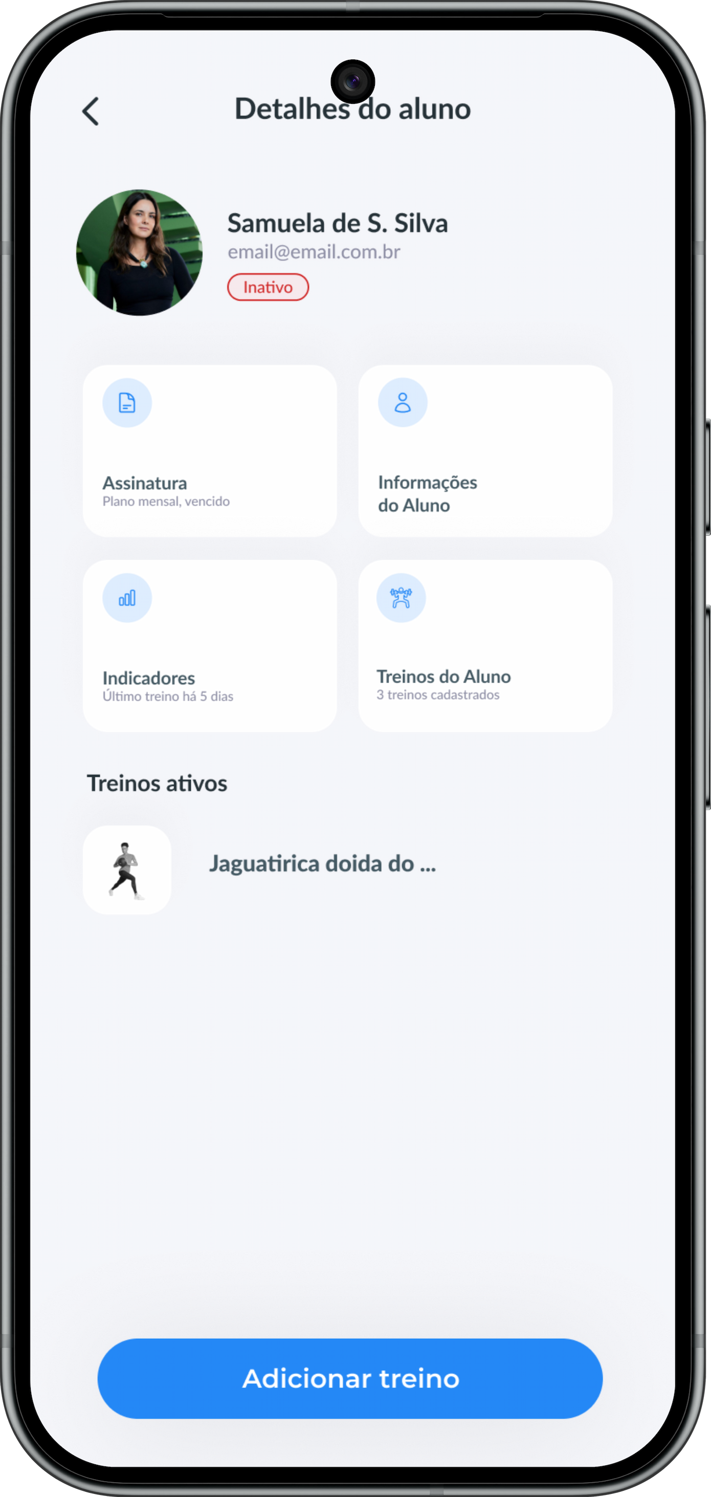 App Detalhes Aluno